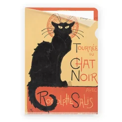 Boutiques de musées Sous-chemise A4 Théophile Alexandre Steinlen - Tournée du Chat noir de Rodolphe Salis, 1896