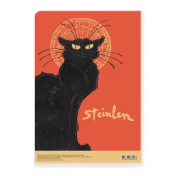 Boutiques de musées Sous-chemise A4 Théophile Alexandre Steinlen - Tournée du Chat noir de Rodolphe Salis, 1896