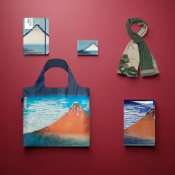 Outlet Boutiques de musées Sous-chemise Katsushika Hokusai - Fuji rouge - A4