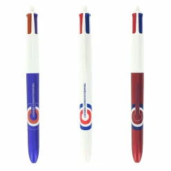 Outlet Boutiques de musées Stylo 4 couleurs Blanc effet glacé - Conseil constitutionnel