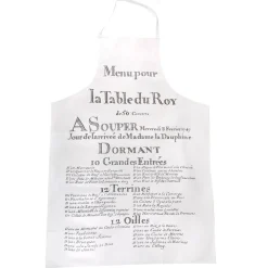 Boutiques de musées Art De La Table-Tablier "Menu pour la table du Roy"