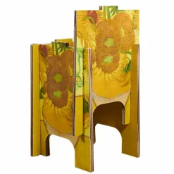 New Boutiques de musées Tabouret pliable en carton Vincent van Gogh - Tournesols - Unfold x Van Gogh Museum Amsterdam®