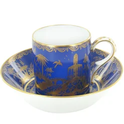 New Boutiques de musées Tasse et Soucoupe Chinoiserie Bleue