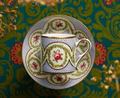 Clearance Boutiques de musées Tasse et soucoupe Myrtes et roses