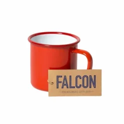 Boutiques de musées Tasse émaillée rouge - Falcon enamelware