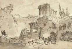 Boutiques de musées Panneaux Aluminium|Affiches D'Art Encadrées-Temple de la sibylle (panneaux aluminium)