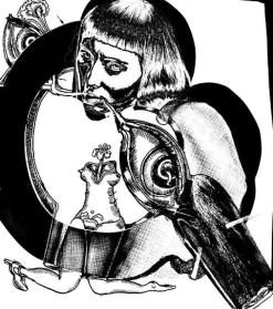 Boutiques de musées Panneaux Aluminium|Toiles Encadrées-The New Alphabet — Q (panneaux aluminium)