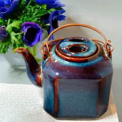 Hot Boutiques de musées Théière Amala - Bleu océan - ZaoZam