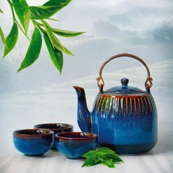 Boutiques de musées Art De La Table-Théière Stella Bleu Océan