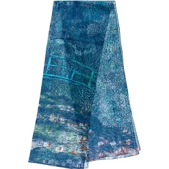 Hot Boutiques de musées Étole Claude Monet - Harmonie Bleue 60x180 cm