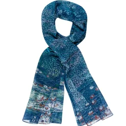 Hot Boutiques de musées Étole Claude Monet - Harmonie Bleue 60x180 cm