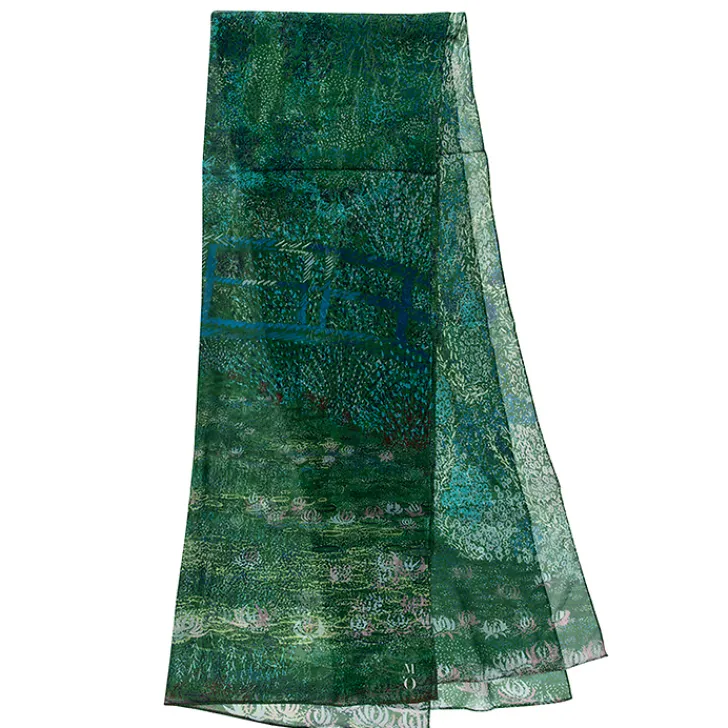 Outlet Boutiques de musées Étole Claude Monet - Harmonie Verte 60x180 cm