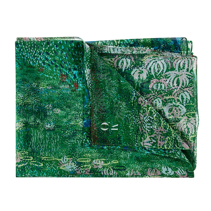 Outlet Boutiques de musées Étole Claude Monet - Harmonie Verte 60x180 cm