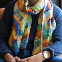 Boutiques de musées Foulards, Étoles, Châles-Étole Robert Delaunay - Manège de cochons - Petrusse