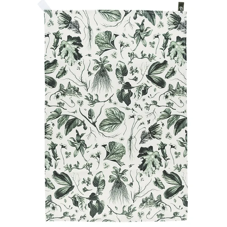 Online Boutiques de musées Torchon vert Herbier du roi - Maison Baluchon