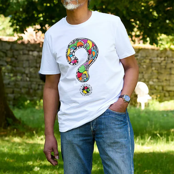 Clearance Boutiques de musées T-shirt blanc Homme Niki de Saint Phalle - Point d'interrogation