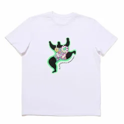 Boutiques de musées T-Shirts Et Sweats-T-shirt blanc Unisex Leaping Nana - Niki de Saint Phalle