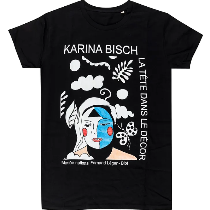 Hot Boutiques de musées T-shirt de l'exposition La tête dans le décor, Karina Bisch - Musée national Fernand Léger