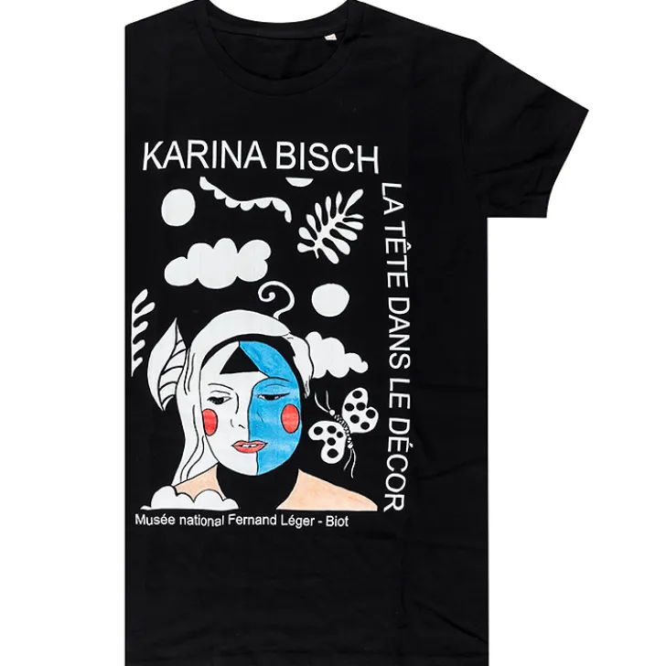 Hot Boutiques de musées T-shirt de l'exposition La tête dans le décor, Karina Bisch - Musée national Fernand Léger