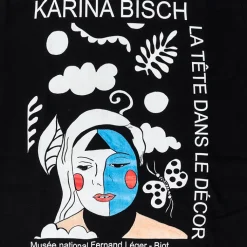 Hot Boutiques de musées T-shirt de l'exposition La tête dans le décor, Karina Bisch - Musée national Fernand Léger
