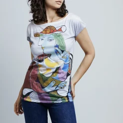 Boutiques de musées T-Shirts Et Sweats-T-shirt Femme Pablo Picasso - Portrait de Marie-Thérèse, 1937 - Musée Picasso
