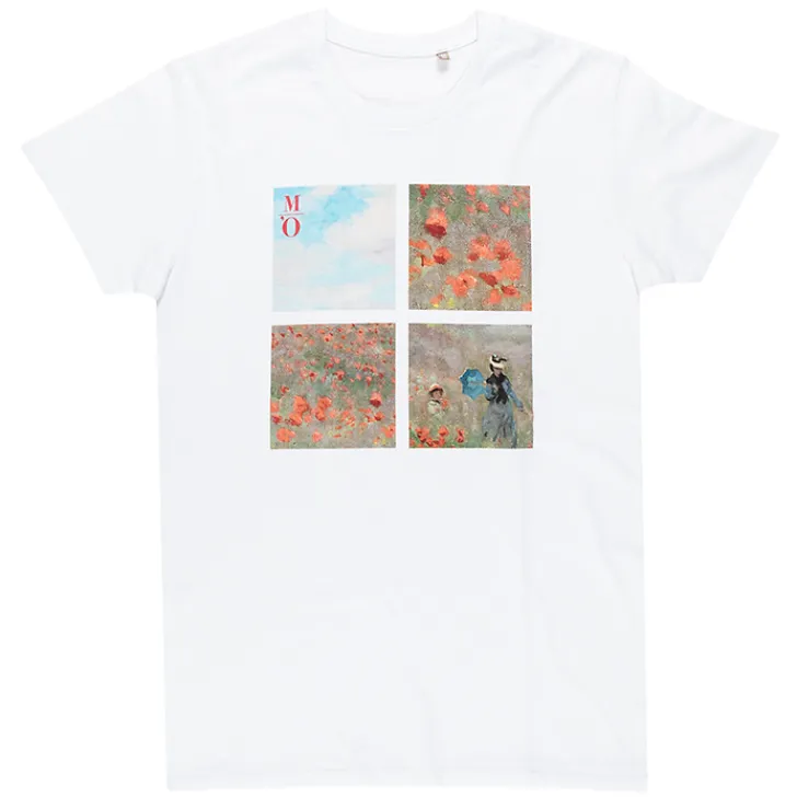 Boutiques de musées T-Shirts Et Sweats-T-shirt Mixte Multivues Claude Monet - Coquelicots