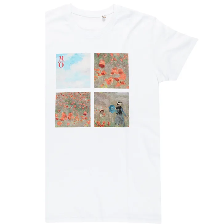 Boutiques de musées T-Shirts Et Sweats-T-shirt Mixte Multivues Claude Monet - Coquelicots