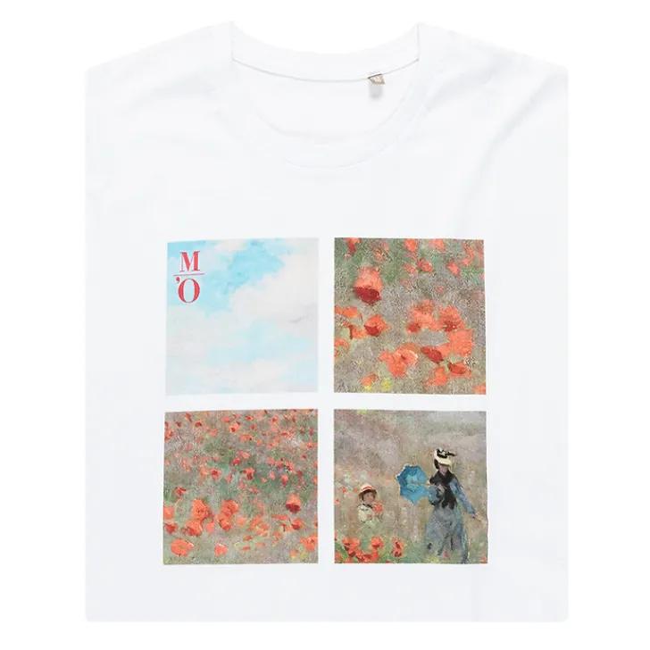 Boutiques de musées T-Shirts Et Sweats-T-shirt Mixte Multivues Claude Monet - Coquelicots
