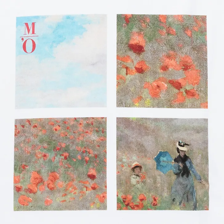 Boutiques de musées T-Shirts Et Sweats-T-shirt Mixte Multivues Claude Monet - Coquelicots