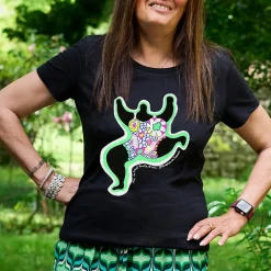 Boutiques de musées T-Shirts Et Sweats-T-shirt noir Femme Niki de Saint Phalle - Leaping Nana