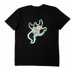 Boutiques de musées T-shirt noir Unisex Leaping Nana - Niki de Saint Phalle