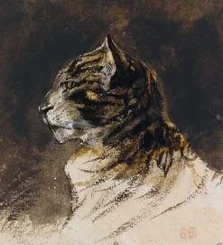 Best Boutiques de musées Tête de chat (toiles sur châssis)