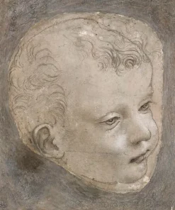 Boutiques de musées Toiles Encadrées|Affiches D'Art Encadrées-Tête de saint Jean Baptiste (toiles encadrées)