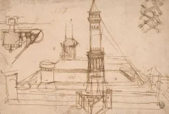 Boutiques de musées Panneaux Aluminium|Toiles Encadrées-Étude de fortifications (panneaux aluminium)