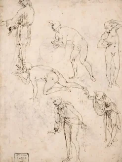 Hot Boutiques de musées Études de personnages pour l'Adoration des Mages, vers 1480-1481 (panneaux aluminium)