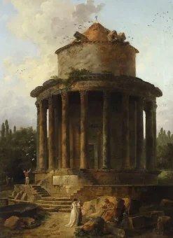 Boutiques de musées Panneaux Aluminium|Panneaux Acryliques-Un temple circulaire jadis dédié (panneaux aluminium)