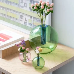 Boutiques de musées Design|Art De La Maison-Vase Bulle Medium Vert/Bleu - Block design