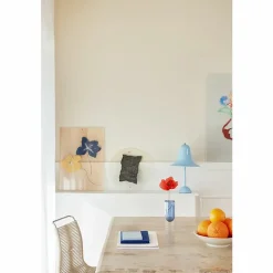 Boutiques de musées Design|Art De La Maison-Vase en forme de tube Bleu 16 cm