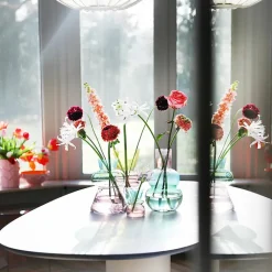 New Boutiques de musées Vase goutelette rose - Ø 16.5 cm