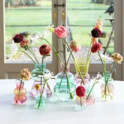 New Boutiques de musées Vase goutelette rose - Ø 16.5 cm