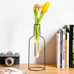 Boutiques de musées Art De La Maison-Vase Silhouette Bouteille Noir - Balvi