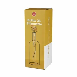 New Boutiques de musées Vase Silhouette Bouteille XL Noir - Balvi