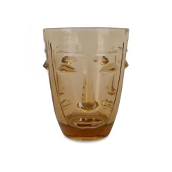 Hot Boutiques de musées Verre à eau Visage Ambre