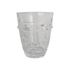 Best Boutiques de musées Verre à eau Visage Transparent