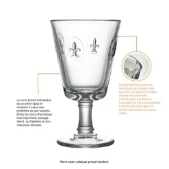 Boutiques de musées Art De La Table-Verre à vin Fleur de lys - La Rochère