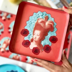 Online Boutiques de musées Vide-poche Marie-Antoinette Pop Corail - 15 x 15 cm