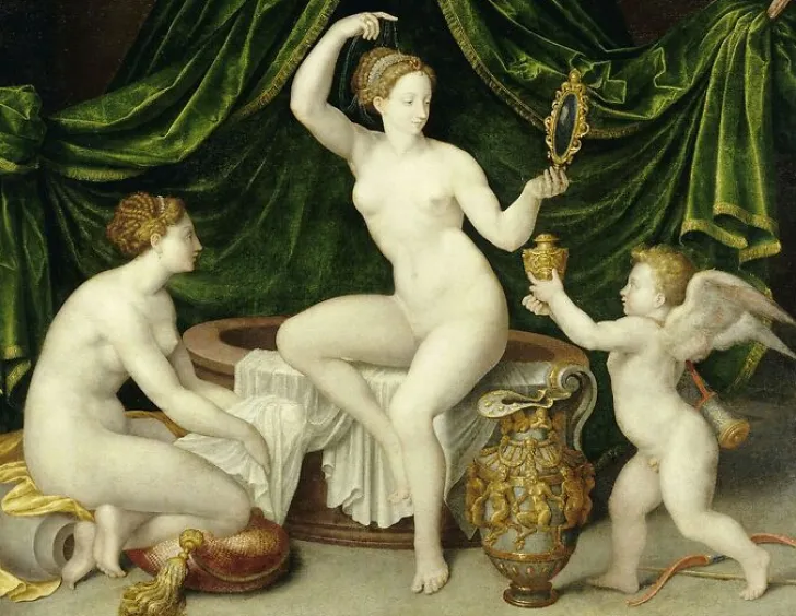 Boutiques de musées Toiles Sur Châssis|Toiles Sans Cadre-Vénus à sa toilette (toiles sur châssis)