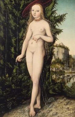 Boutiques de musées Panneaux Acryliques|Toiles Encadrées-Vénus debout dans un paysage (panneaux acryliques)