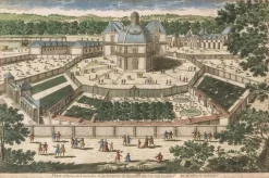 Boutiques de musées Panneaux Aluminium|Panneaux Acryliques-Vue et perspective du salon de la Ménagerie de Versailles (panneaux aluminium)